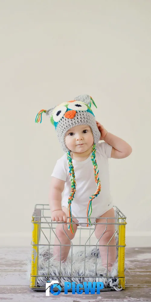 Cute boy Toddler 3K Mobile Wallpaper