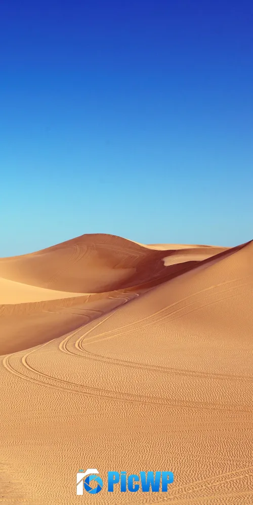 Desert Blue Sky 3K Mobile Wallpaper