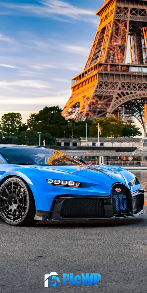 Bugatti Chiron Pur Sport Paris 3K Mobile Wallpaper