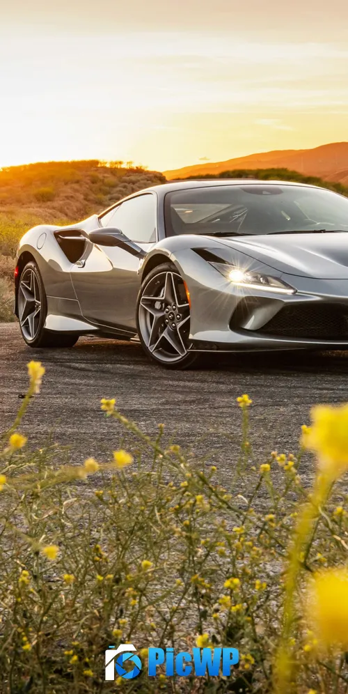 Ferrari F8 Tributo 2020 3K Mobile Wallpaper