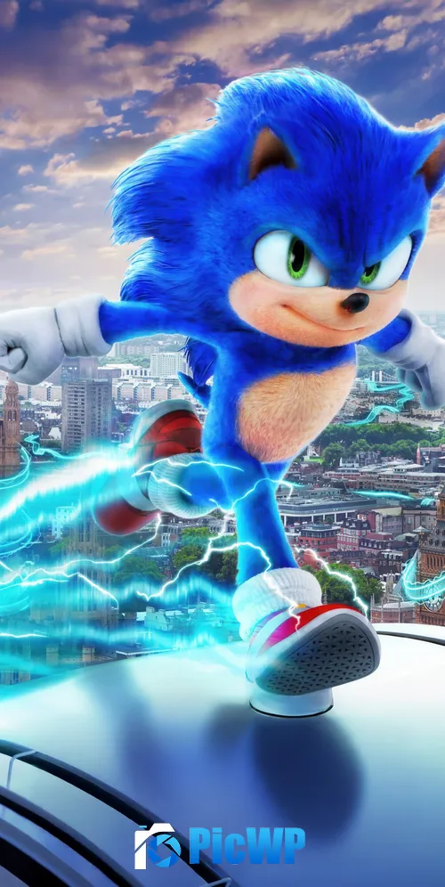 Sonic the Hedgehog 3 Movie poster 3K Mobile Wallpaper