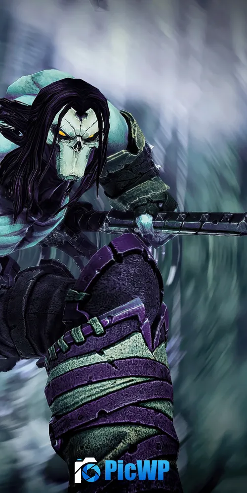 Death (Darksiders) Artwork 3K Mobile Wallpaper