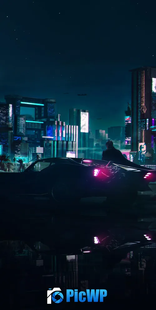 Batman Cyberpunk 3K Mobile Wallpaper