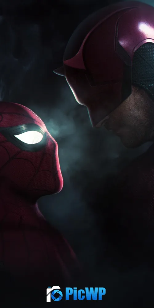 Spider-Man Daredevil 3K Mobile Wallpaper