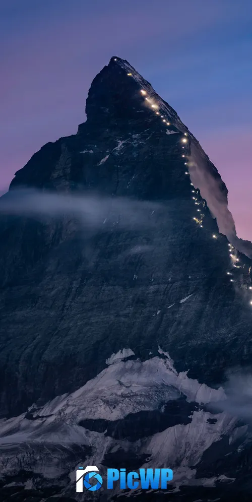 Matterhorn Mountain 3K Mobile Wallpaper