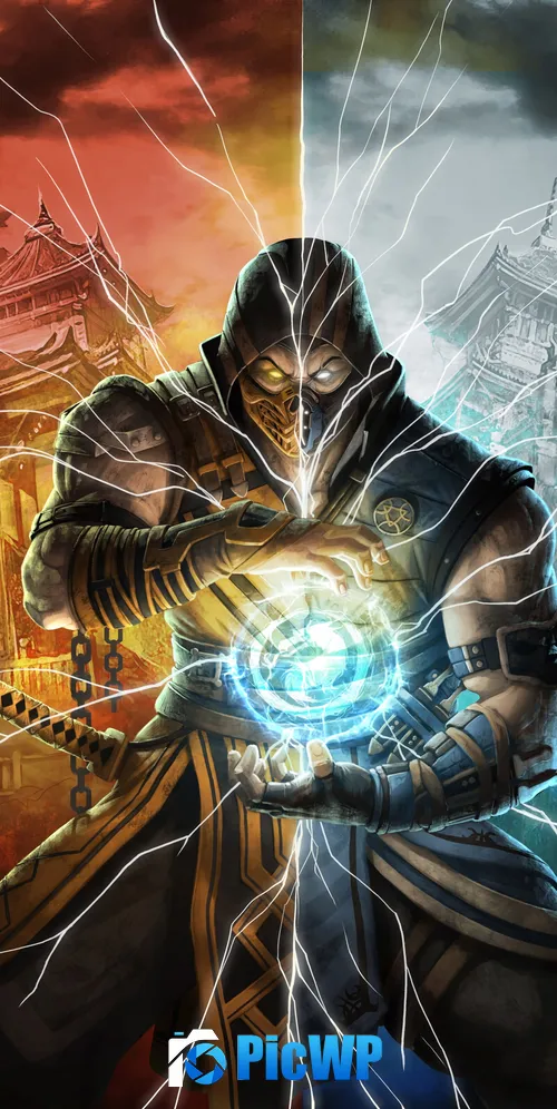 Mortal Kombat 11 Scorpion 3K Mobile Wallpaper