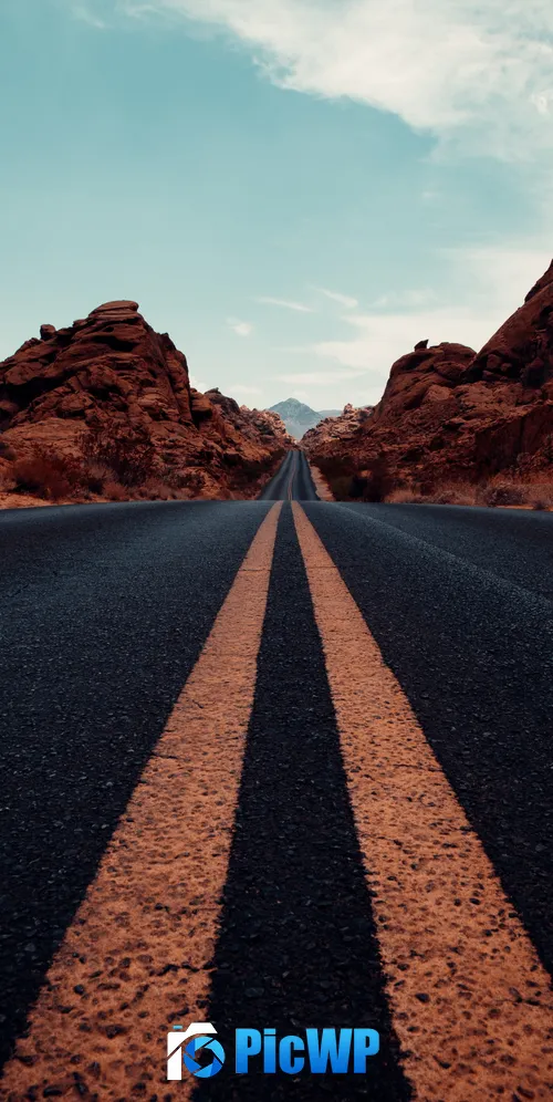 Valley of Fire State Park Road 3K Mobile Wallpaper