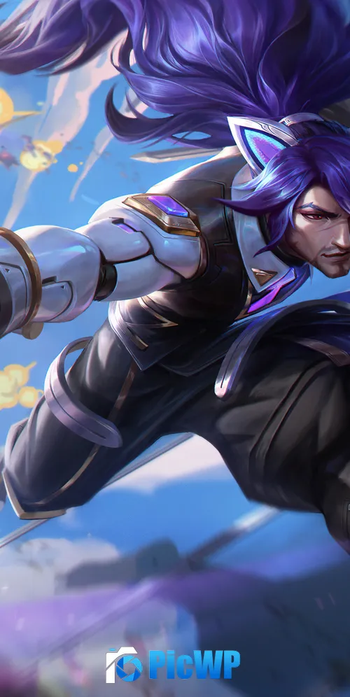Battle Wolf Yasuo League of Legends 3K Mobile Wallpaper
