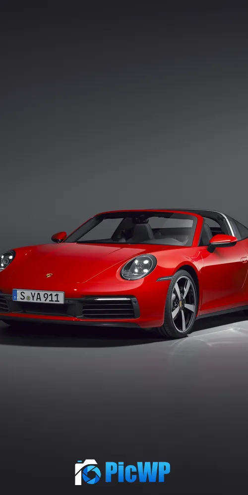 Porsche 911 Targa 4 2020 3K Mobile Wallpaper