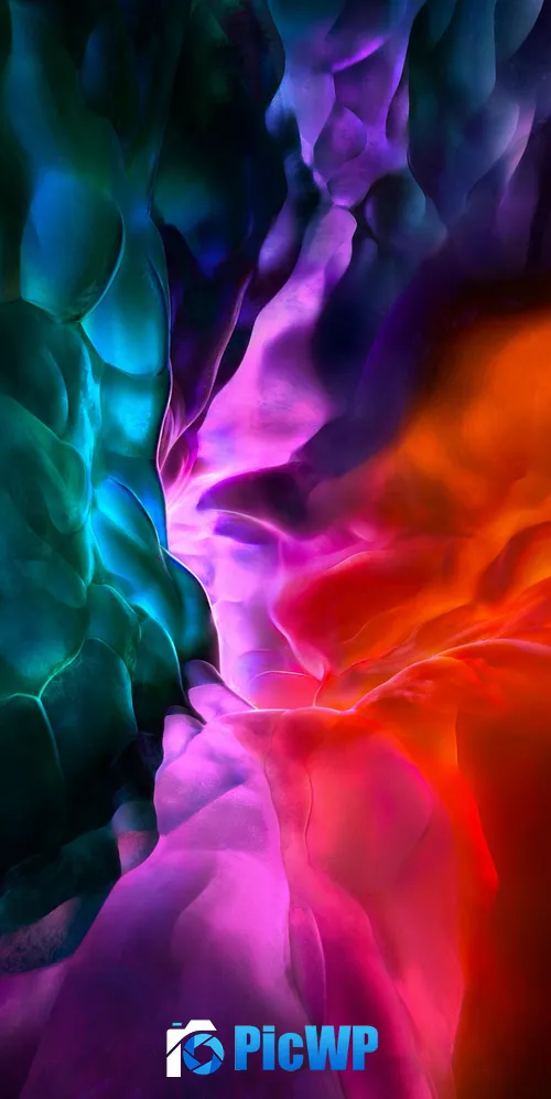 iPad Pro Psychedelic 3K Mobile Wallpaper