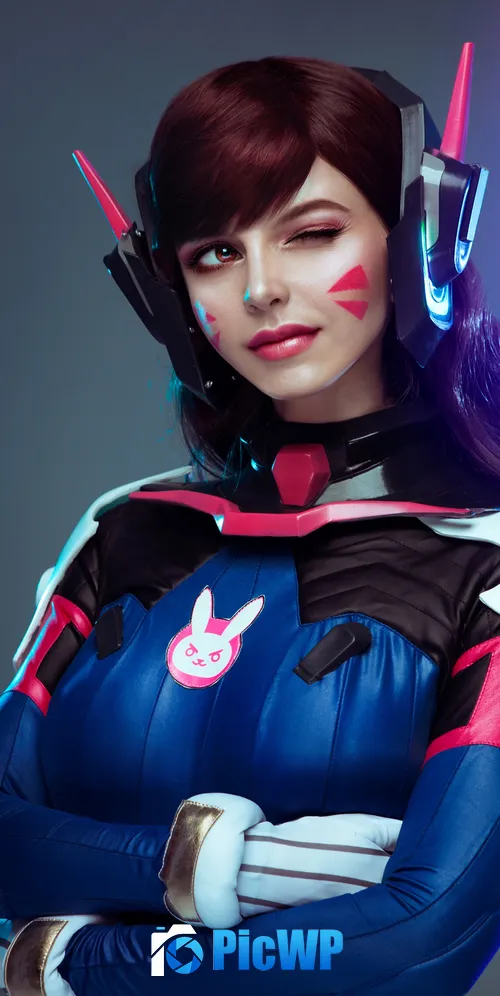 DVa Cosplay 3K Mobile Wallpaper