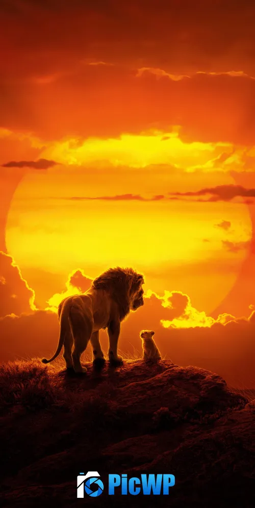 The Lion King Simba 3K Mobile Wallpaper