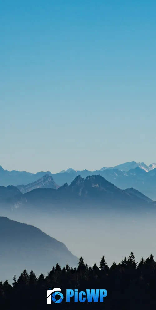 French Prealps Mountain range 3K Mobile Wallpaper