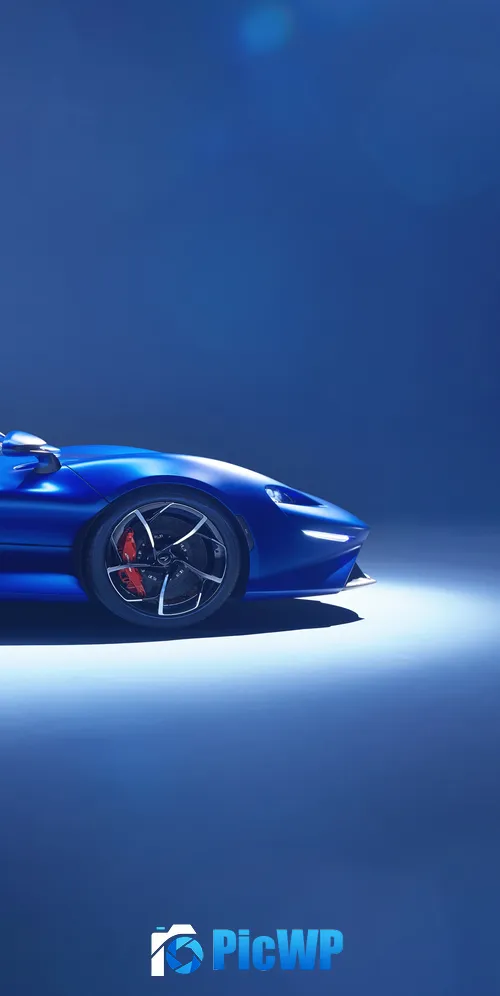 McLaren Elva Blue aesthetic 3K Mobile Wallpaper