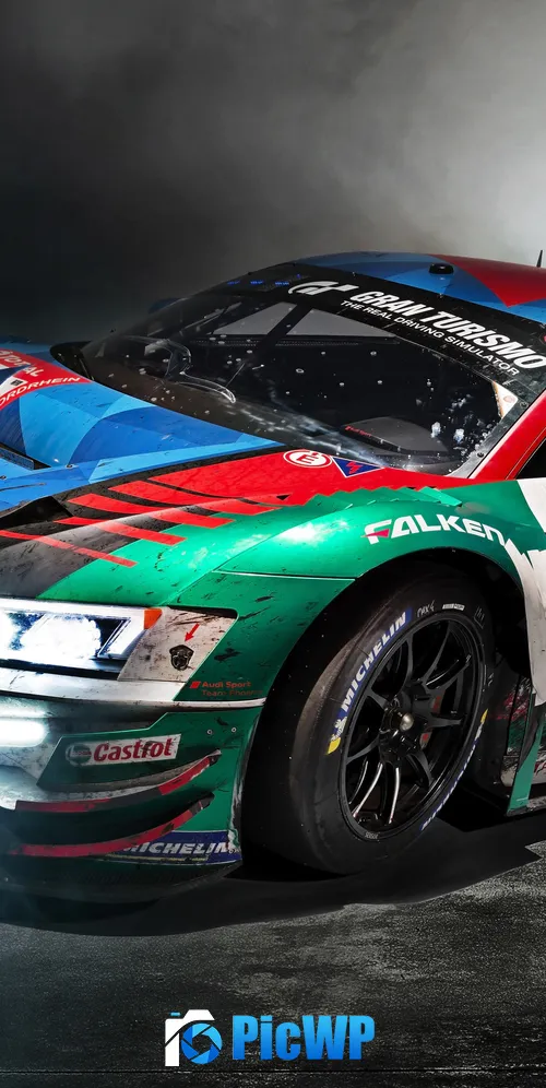 Audi R8 LMS Sports cars 3K Mobile Wallpaper