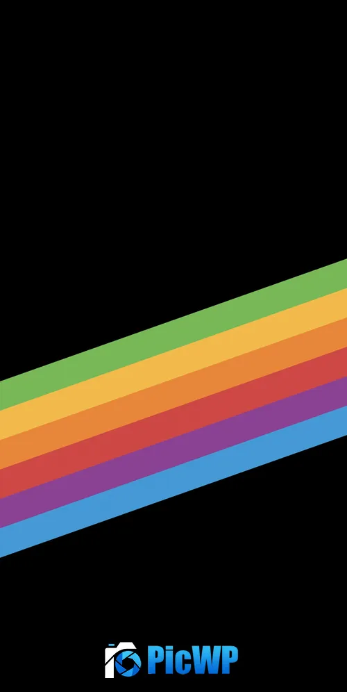 Stripes Multicolor 3K Mobile Wallpaper