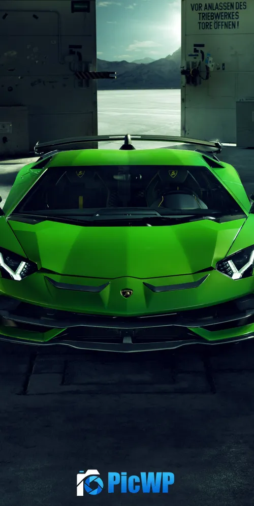 Lamborghini Aventador SVJ Novitec 3K Mobile Wallpaper