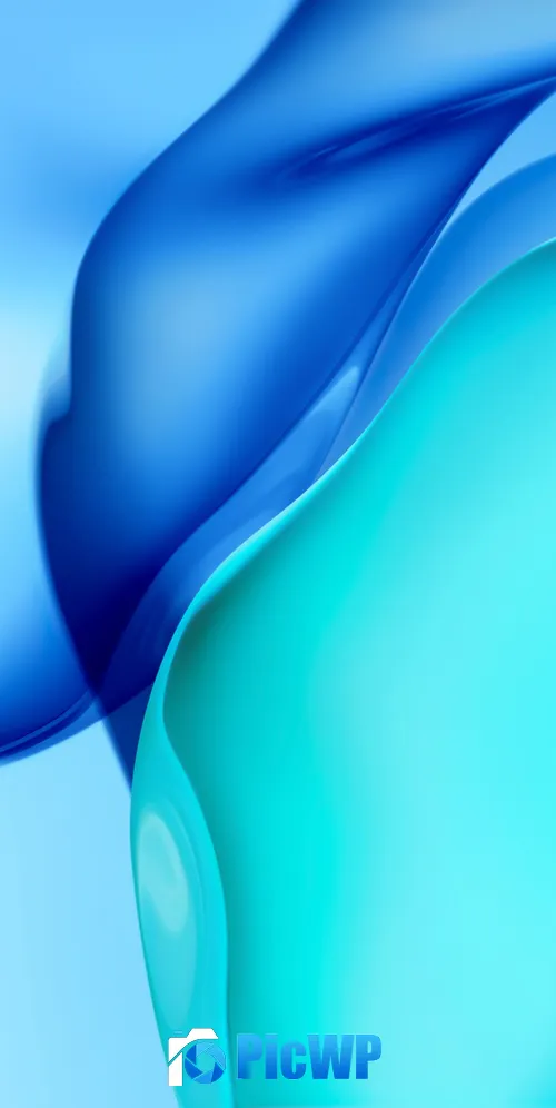 Huawei P40 Pro Blue 3K Mobile Wallpaper