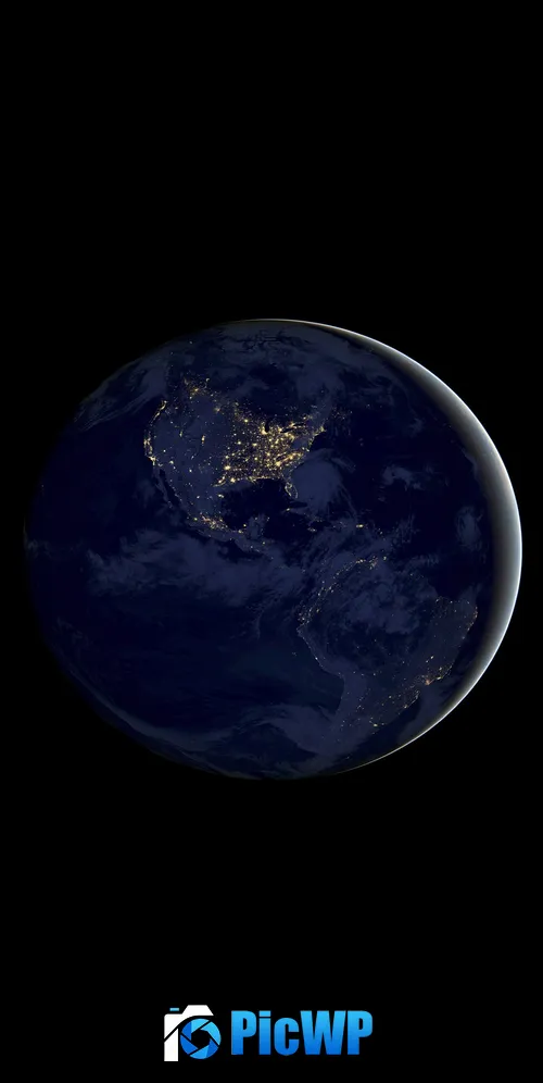 Earth Night 3K Mobile Wallpaper