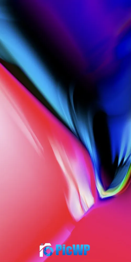 iOS 11 Aura Black Granite 3K Mobile Wallpaper