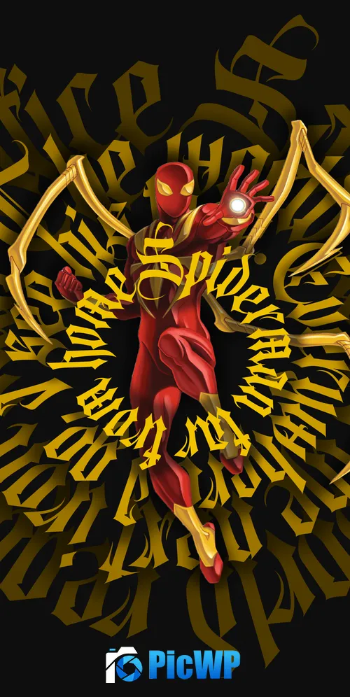 Iron Spider Spider-Man 3K Mobile Wallpaper