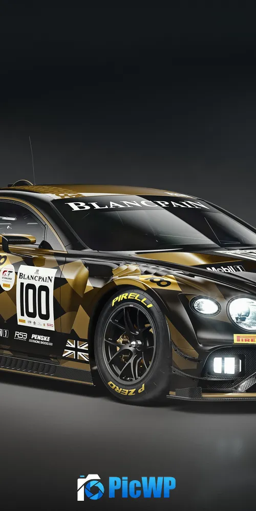 Bentley Continental GT3 2020 3K Mobile Wallpaper