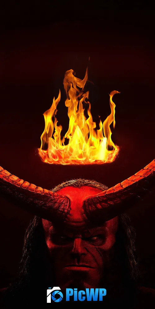 Hellboy 3K Mobile Wallpaper