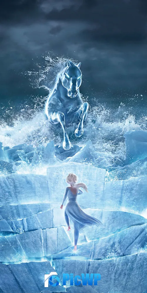 Elsa Frozen 2 3K Mobile Wallpaper
