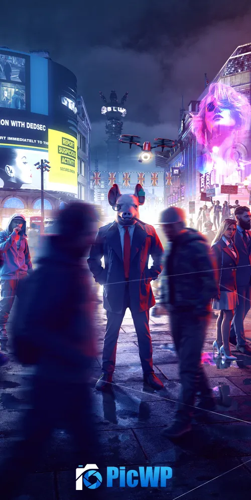 Watch Dogs: Legion 2020 Games 3K Mobile Wallpaper