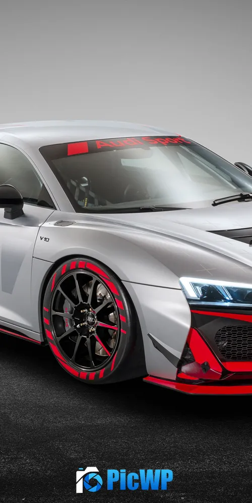 Audi R8 LMS GT4 3K Mobile Wallpaper