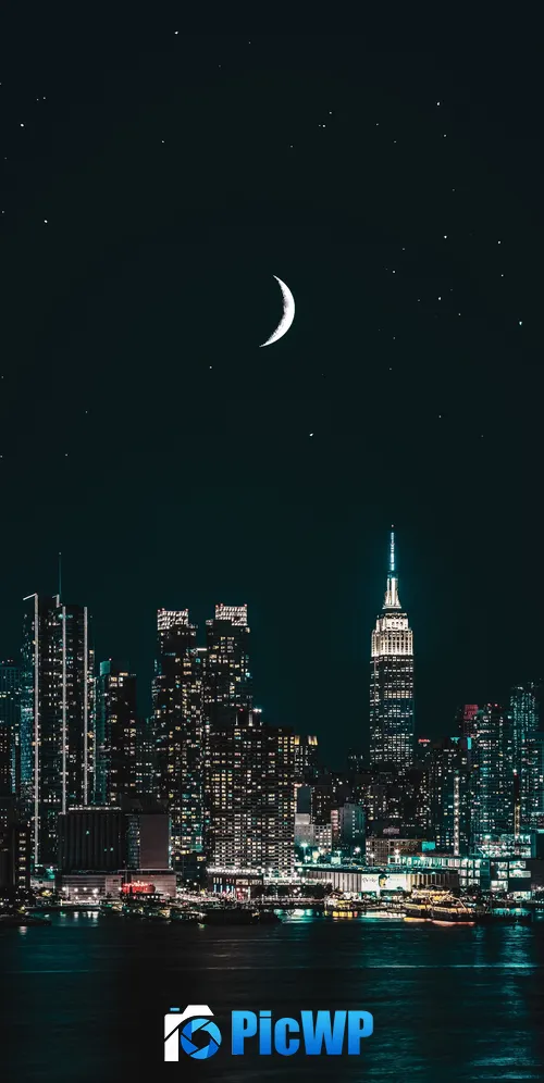 New York City Starry sky 3K Mobile Wallpaper