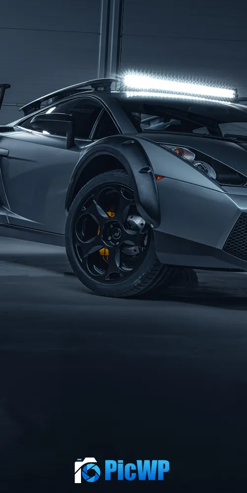 Lamborghini Gallardo Offroad Aesthetic 3K Mobile Wallpaper