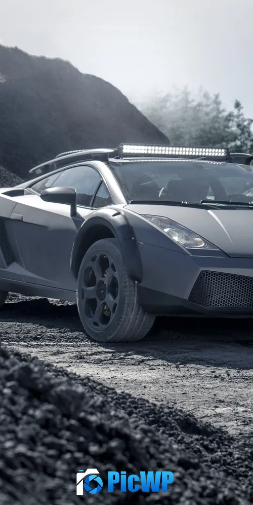 Lamborghini Gallardo Offroad 3K Mobile Wallpaper
