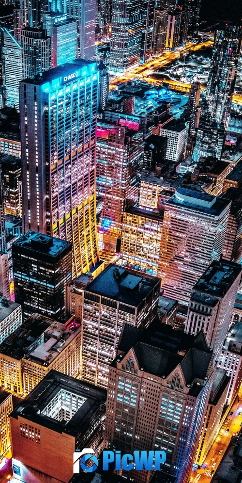 Chicago Skyline 3K Mobile Wallpaper