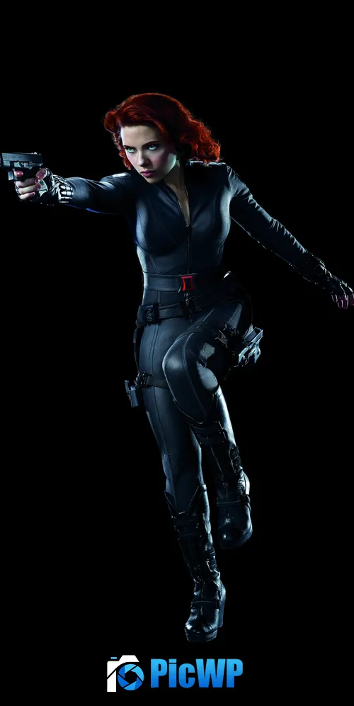 Black Widow 3K Mobile Wallpaper