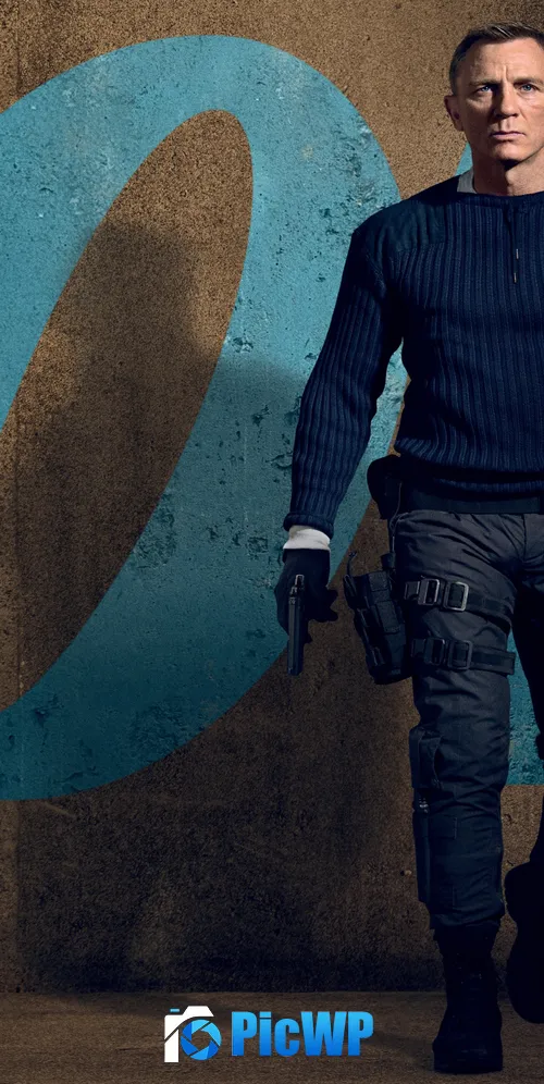 No Time to Die Daniel Craig 3K Mobile Wallpaper