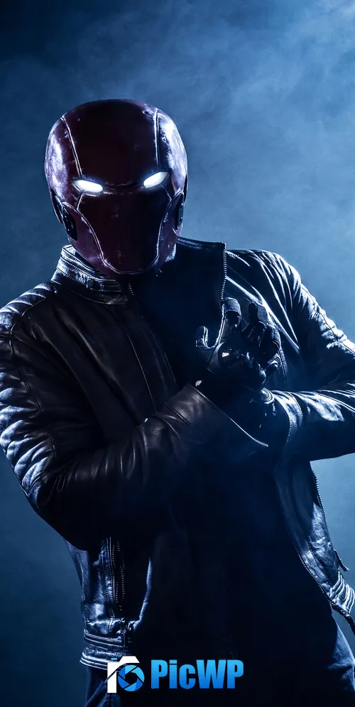 Red Hood Cosplay 3K Mobile Wallpaper