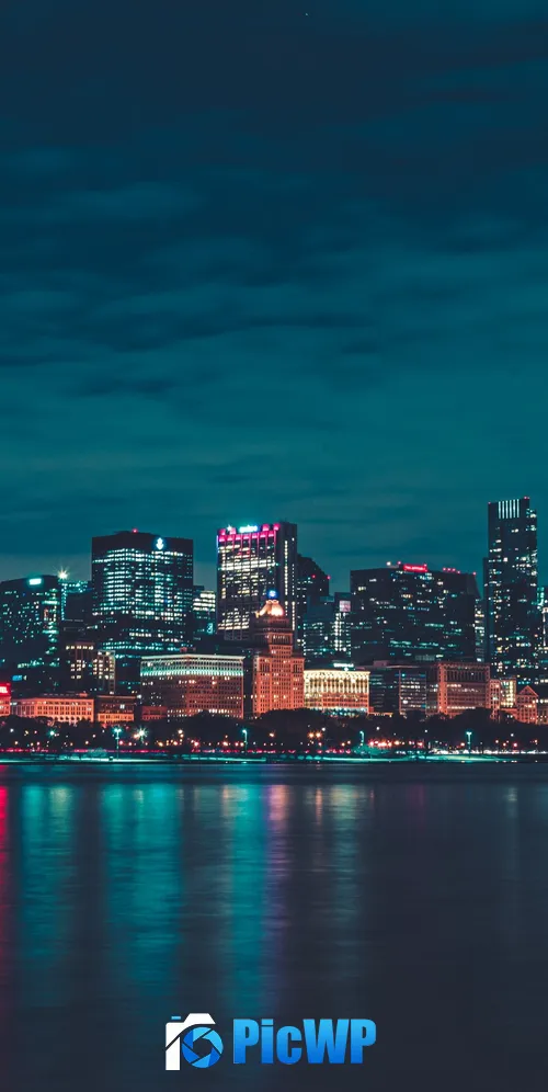 Chicago Night 3K Mobile Wallpaper
