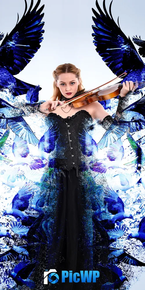 Violin Dream 3K Mobile Wallpaper