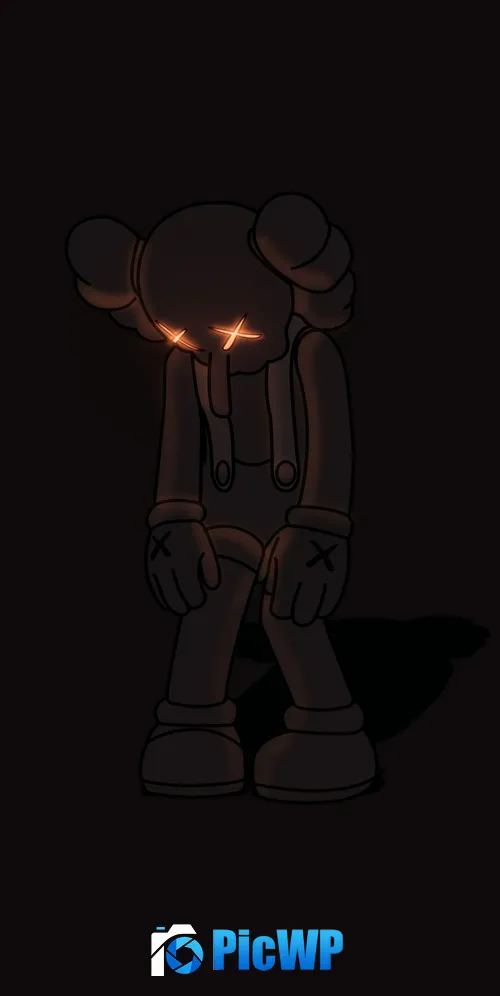 Kaws sad Kaws Companion 3K Mobile Wallpaper