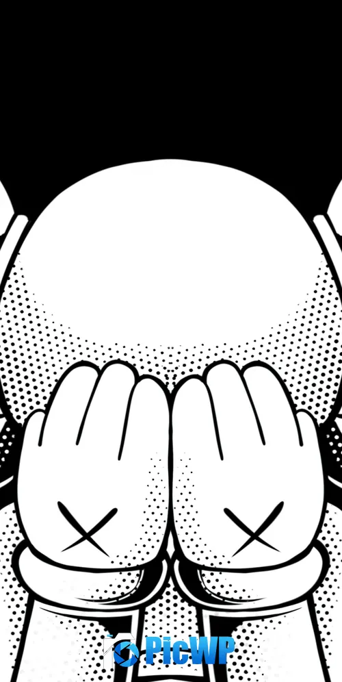 Kaws Companion Kaws sad 3K Mobile Wallpaper