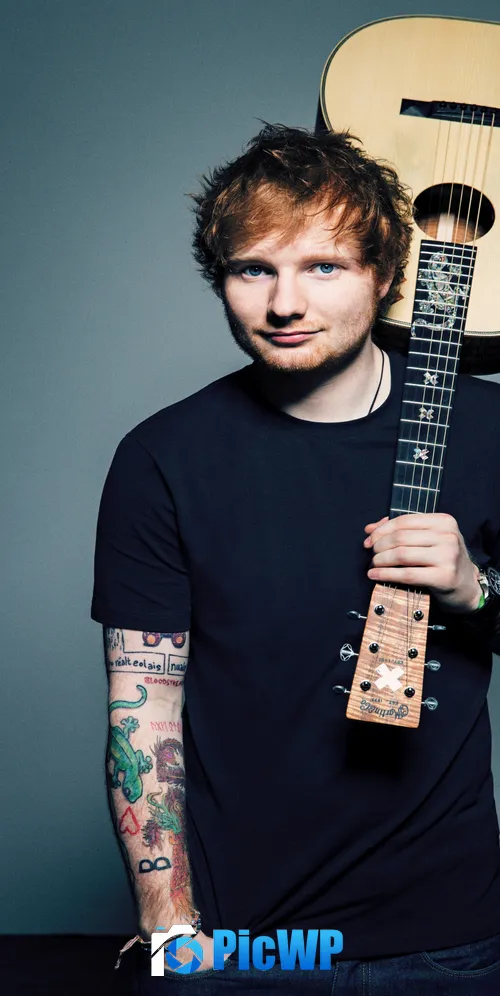 Ed Sheeran Guitar 3K Mobile Wallpaper