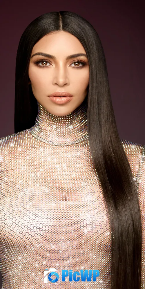 Kim Kardashian Glitter 3K Mobile Wallpaper