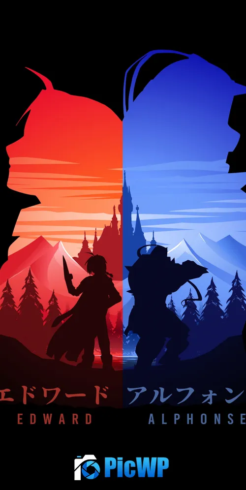 Fullmetal Alchemist AMOLED 3K Mobile Wallpaper