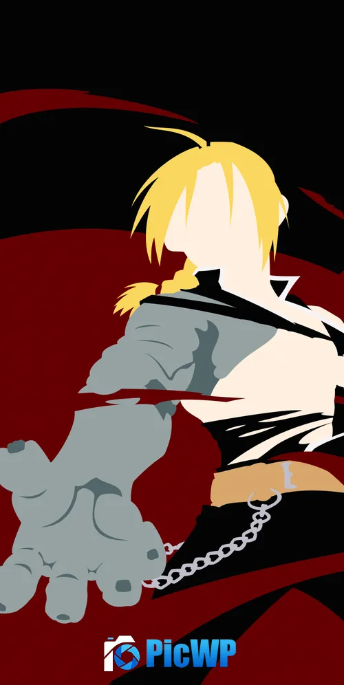 Edward Elric Faceless 3K Mobile Wallpaper