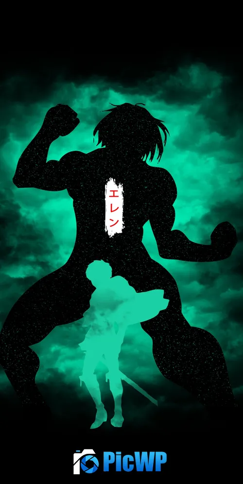 Eren Yeager AMOLED 3K Mobile Wallpaper