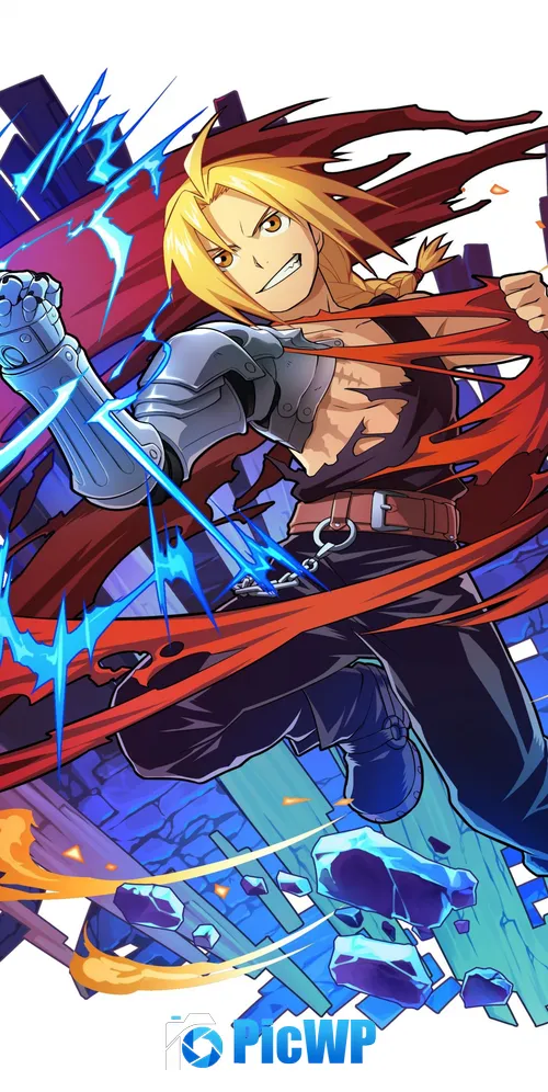 Edward Elric 3K Mobile Wallpaper