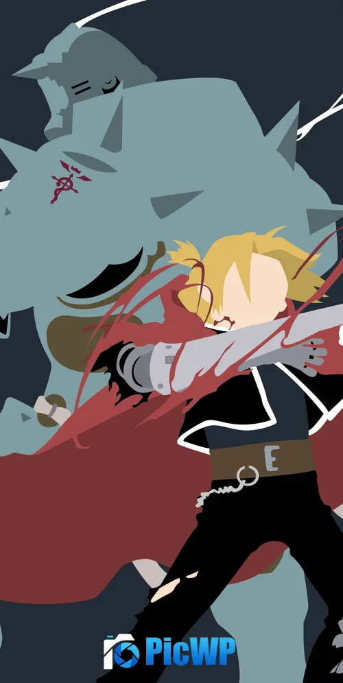 Fullmetal Alchemist Minimalist 3K Mobile Wallpaper