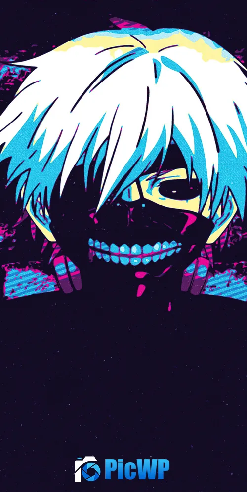Ken Kaneki Digital Art 3K Mobile Wallpaper
