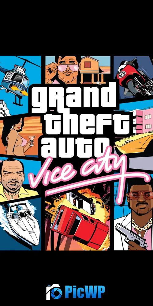 Grand Theft Auto: Vice City 3K Mobile Wallpaper